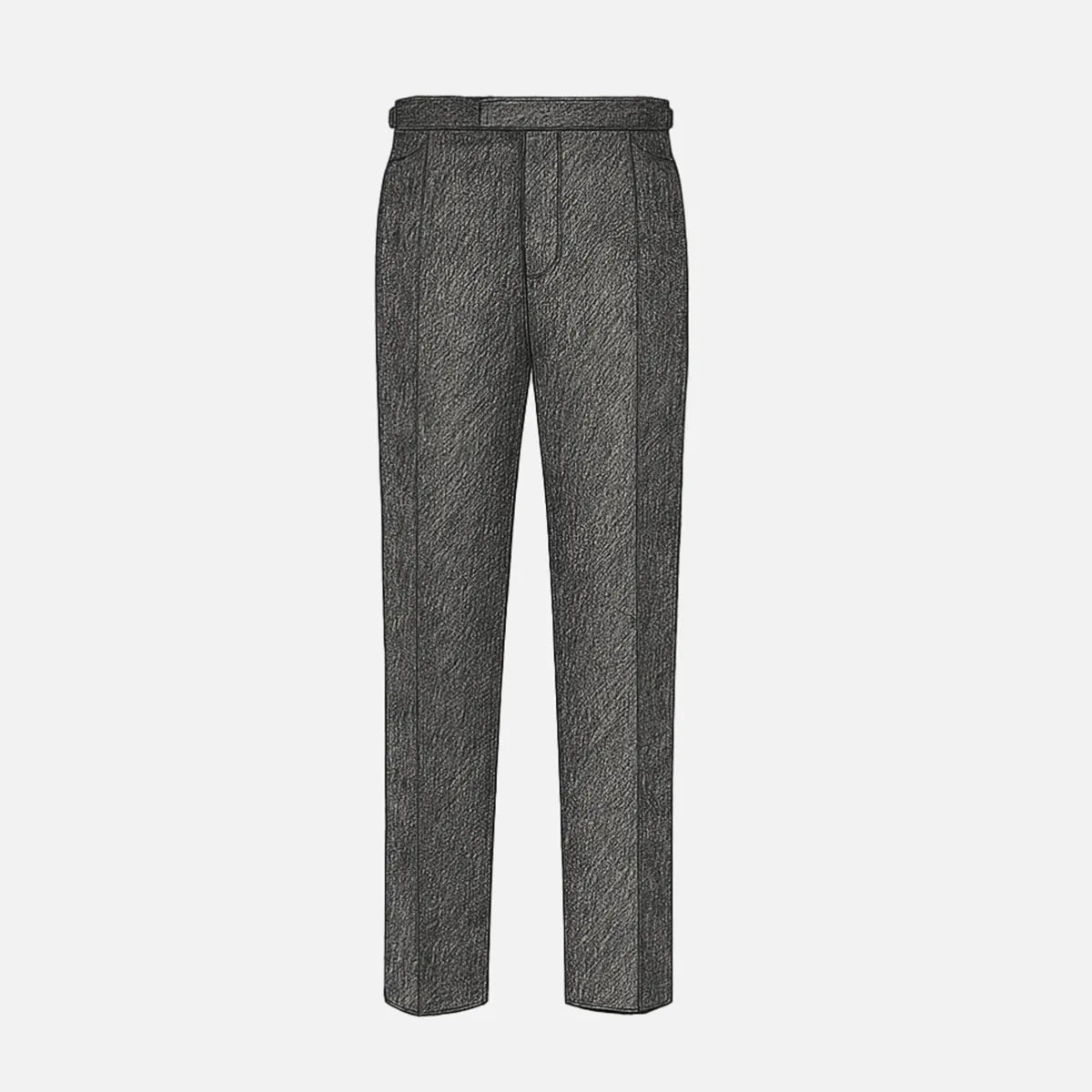 'Conduit Cut' Dinner Suit Trousers