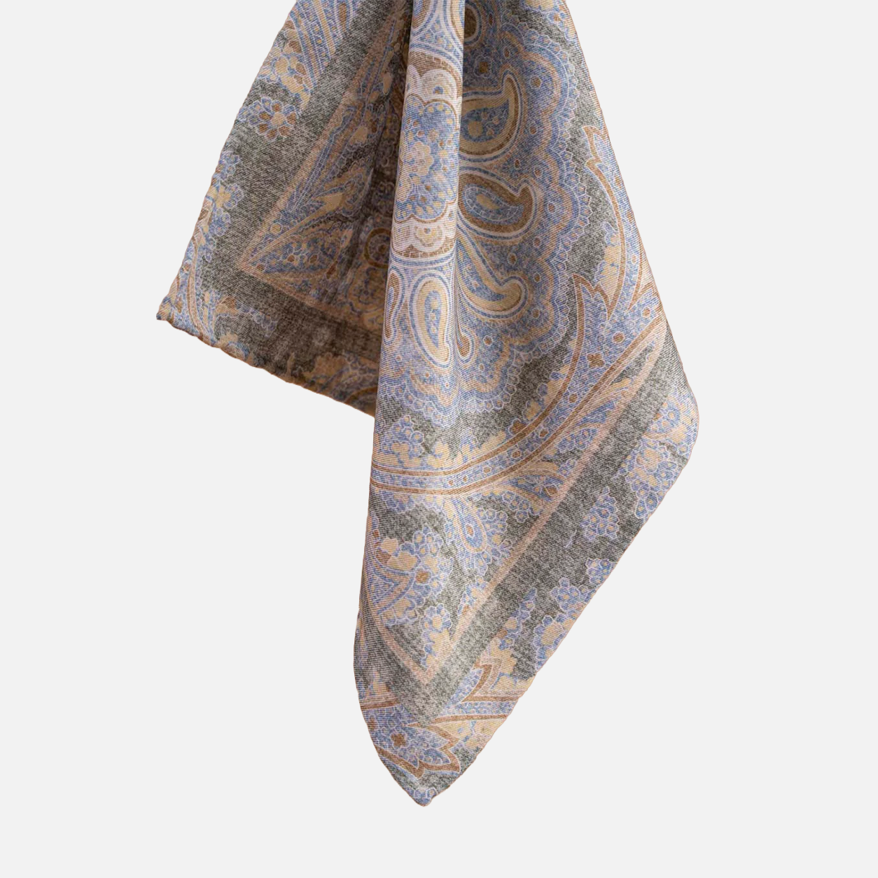 Reversible Cotton/Silk Paisley Print