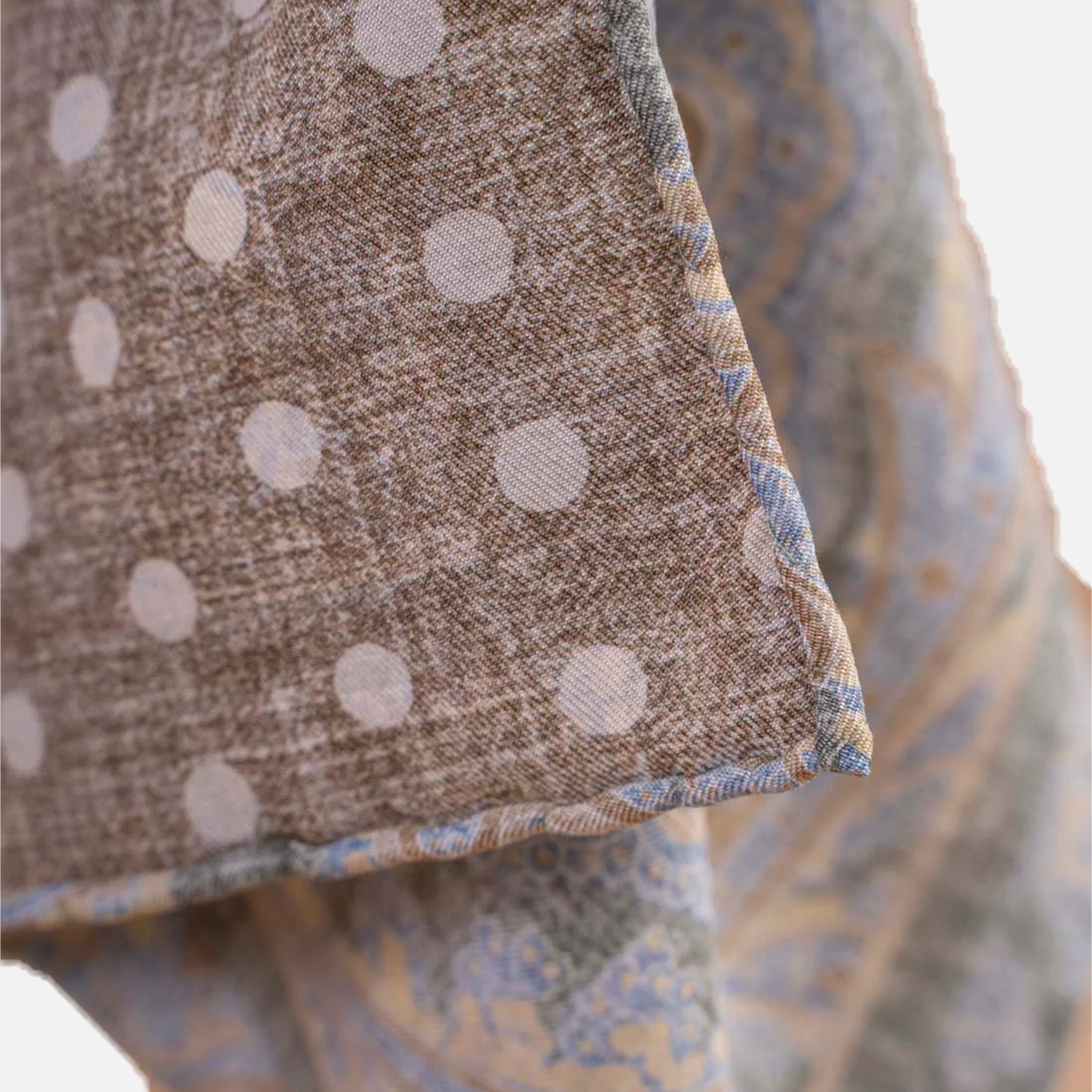 Reversible Cotton/Silk Paisley Print