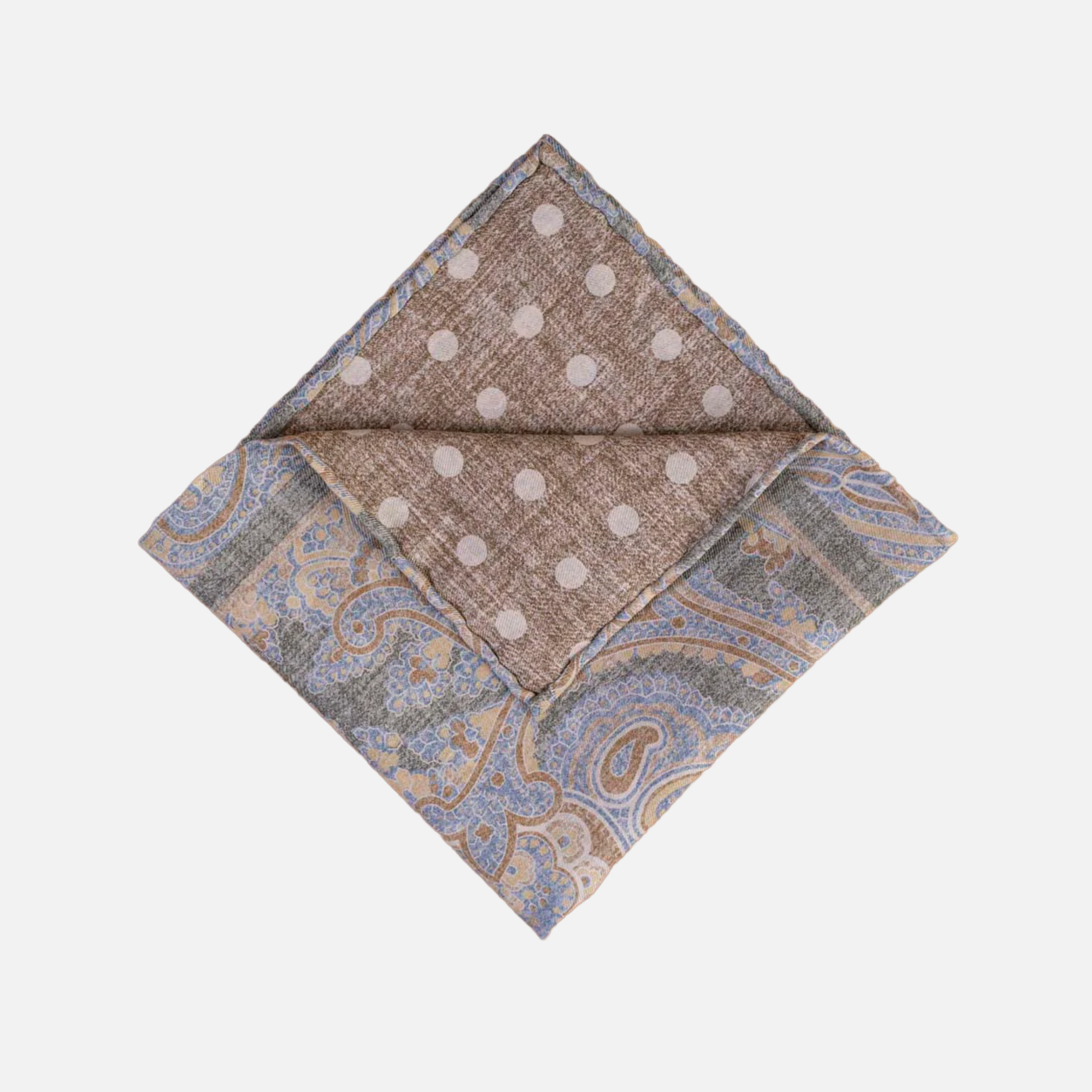 Reversible Cotton/Silk Paisley Print