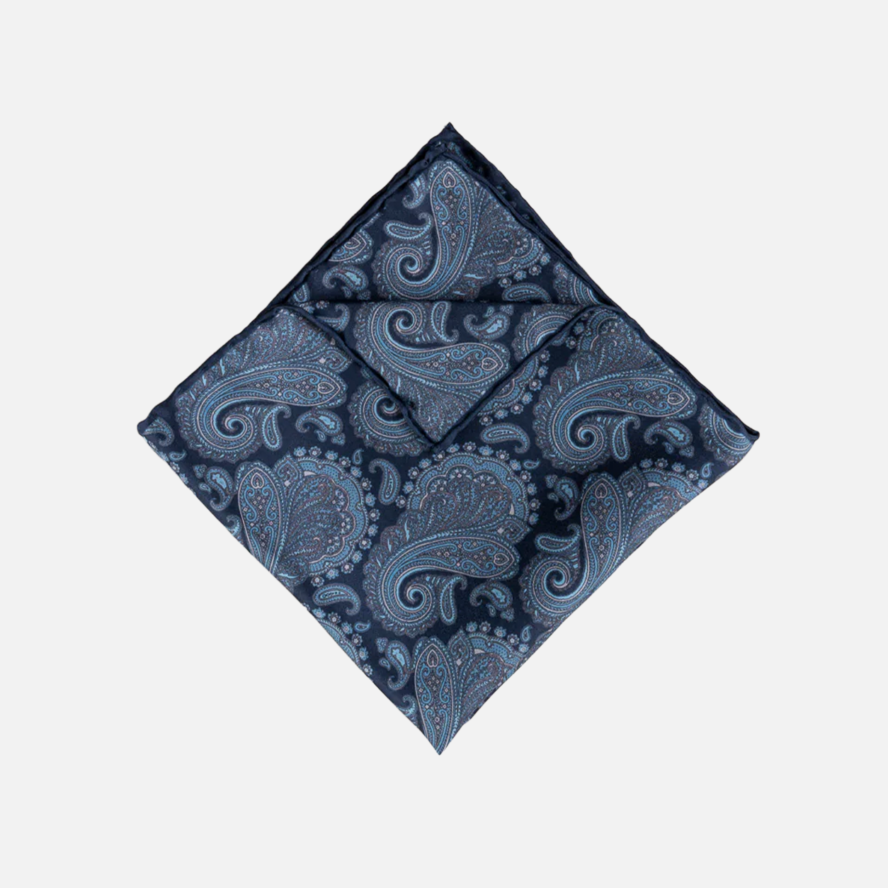 Silk Twill Paisley Print