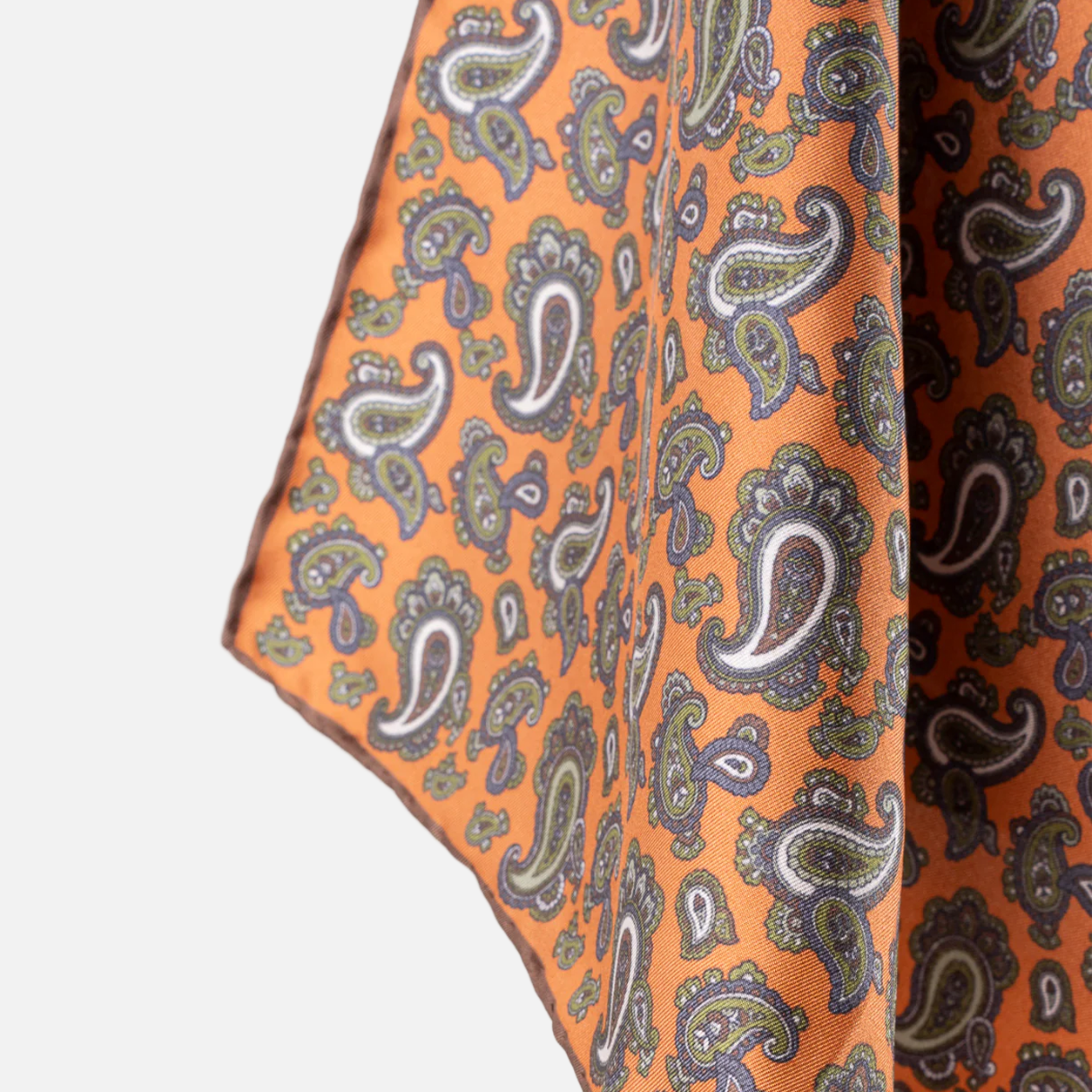 Silk Twill Paisley Print
