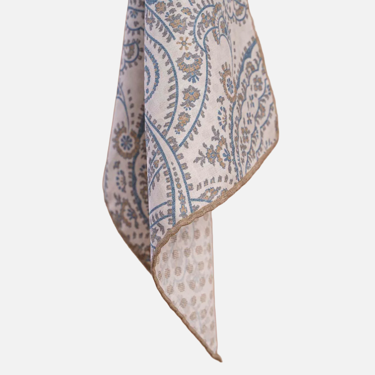 Reversible Cotton/Silk Paisley Print