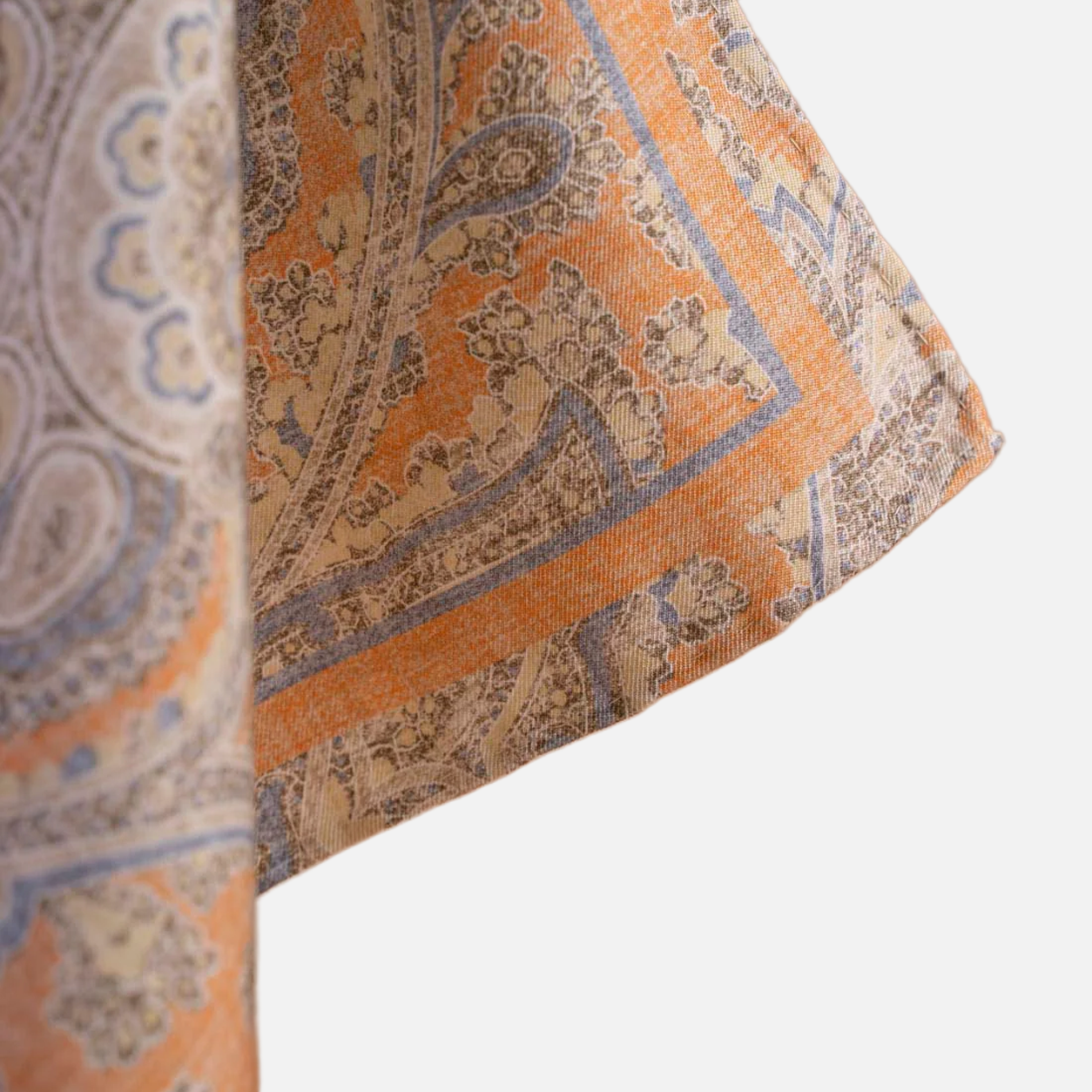 Reversible Cotton/Silk Paisley Print